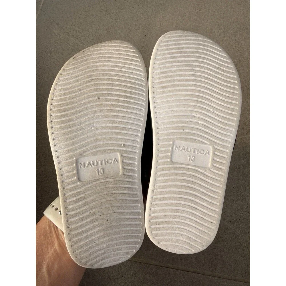 Nautica Kids Slide Pool Sandal Boys & Girls, Toddler/Little Kid Size 13c